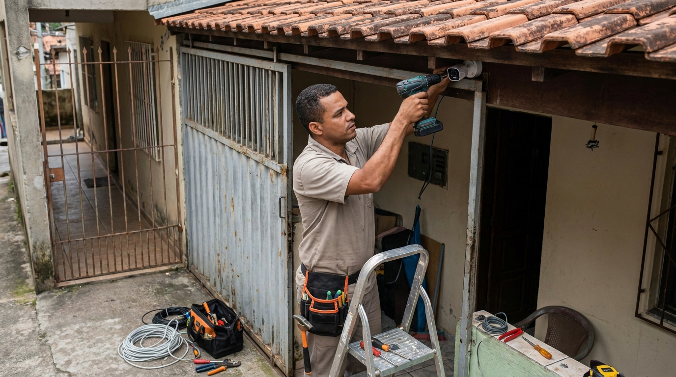 Instalação de Câmera Residencial em Florianópolis‑SC